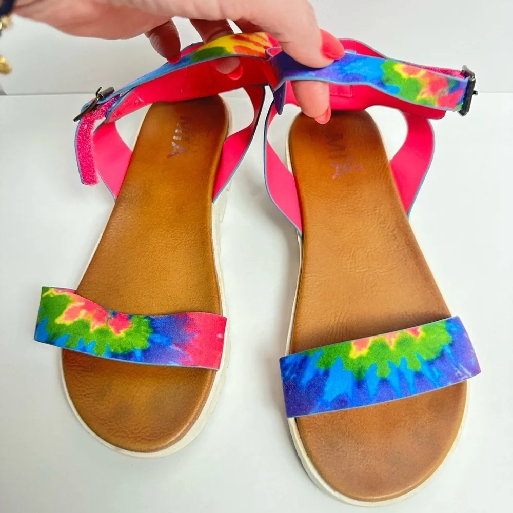 Colorful Tie-Dye Girls sandals 🩴 🌈